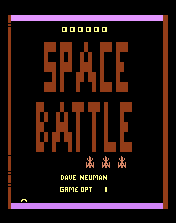 Space Battle - BossTest101 Title Screen